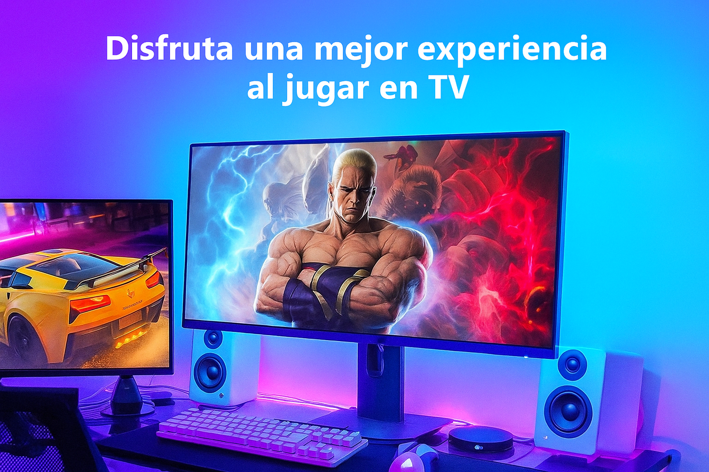 AURA LED™- Tira LED RGB 5M + Mando + App móvil