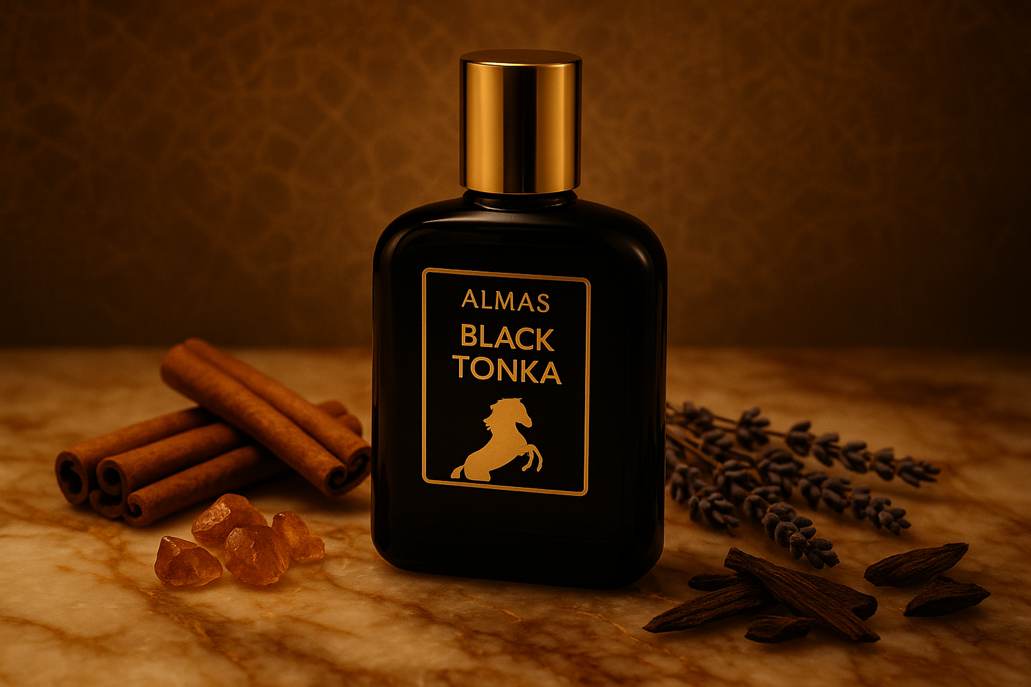 ALMAS Black Tonka fragrance composition