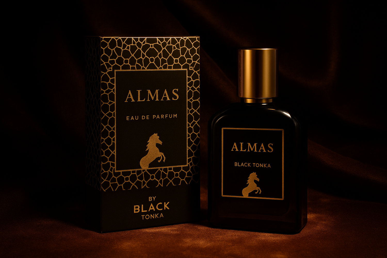 ALMAS Black Tonka premium packaging