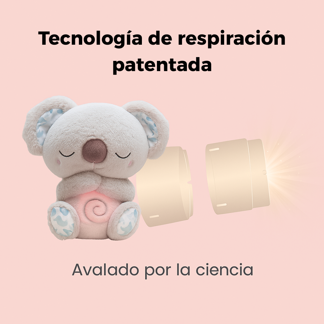 Detalle del peluche koala KOASENSE™