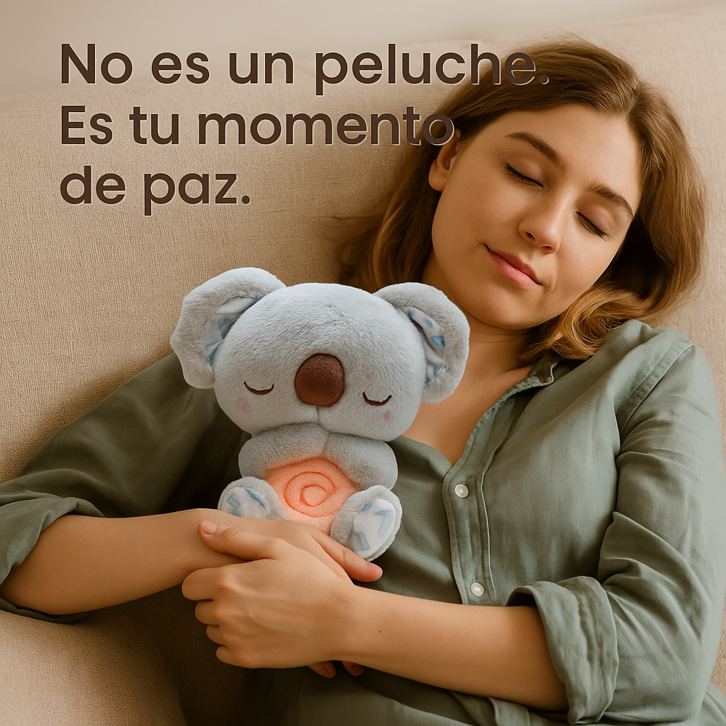 Abrazando el peluche koala KOASENSE™