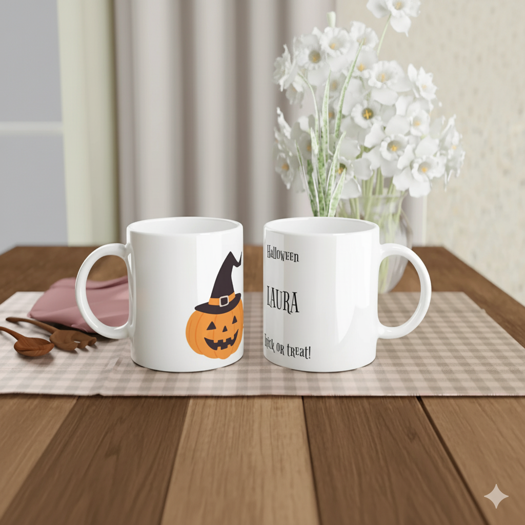 🎁Regala y Personaliza tu Taza de cerámica blanca de 325ml