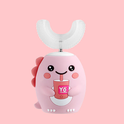 Cepillo eléctrico en U Dentidino™ con forma de dinosaurio