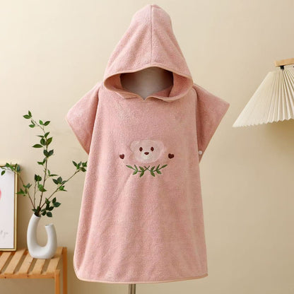 Toalla poncho con capucha Capuchita™ de osito