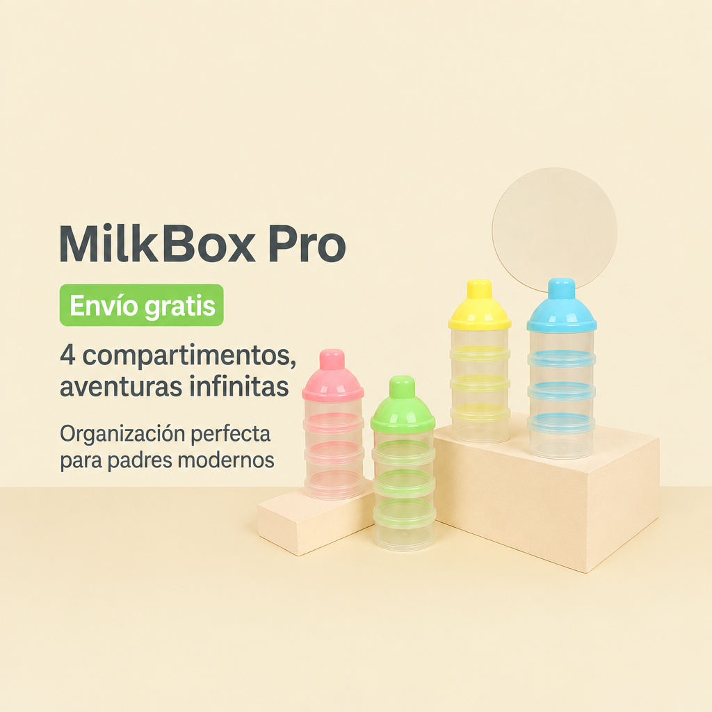 MilkBox Pro™, dosificador de leche en polvo de 4 compartimentos