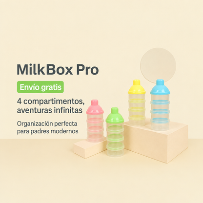 MilkBox Pro™, dosificador de leche en polvo de 4 compartimentos