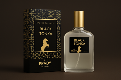 Black Tonka gift with authentic perfume color