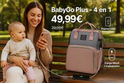 Mochila Transformadora 4 en 1: BabyGo Plus™