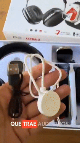 SoundTime Pro™ - Pack Smartwatch + Cascos inalambricos P9 ULTRA2 8 en 1| Regalo Perfecto