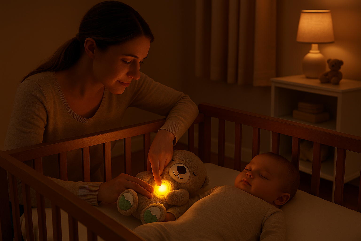 Imagen lifestyle con mamá y bebé