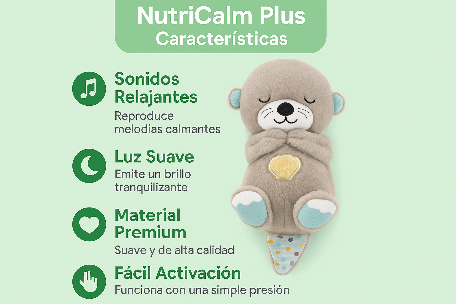 Infografía características en español