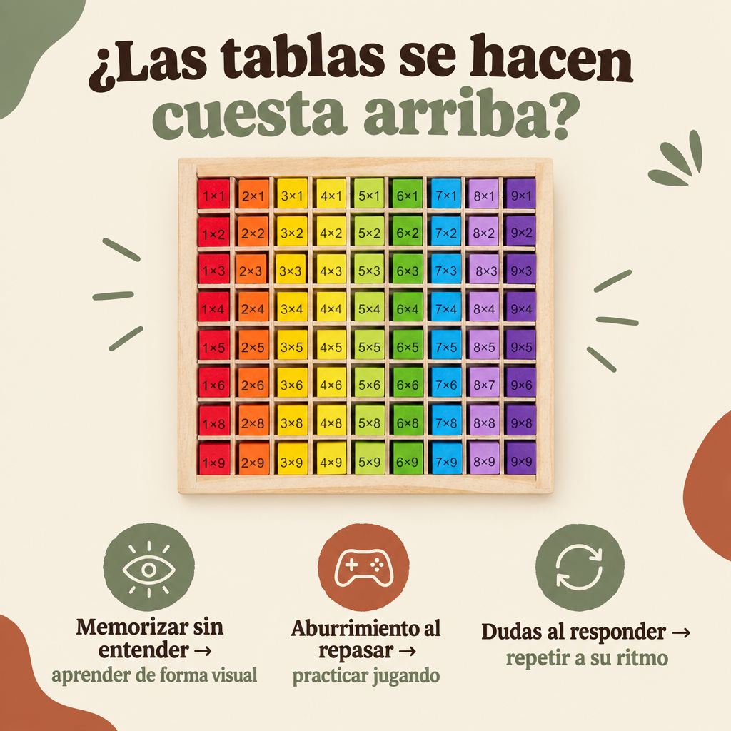 Problemas que ayuda a trabajar el juego de las tablas