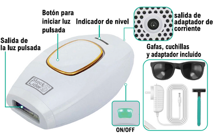 DEPILUX - Depiladora láser IPL PRO + PACK de REGALO