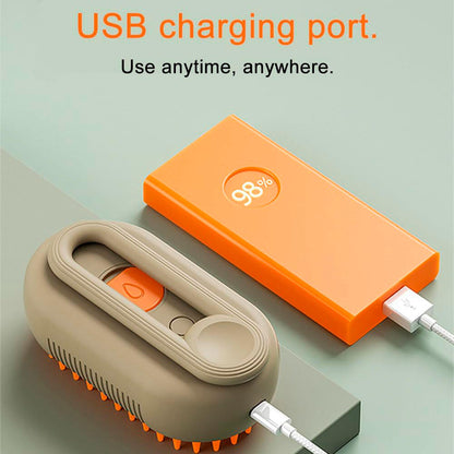 PetGlow Pro - Cepillo de Vapor para Mascotas