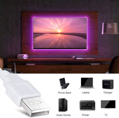 AURA LED™- Tira LED RGB 5M + Mando + App móvil