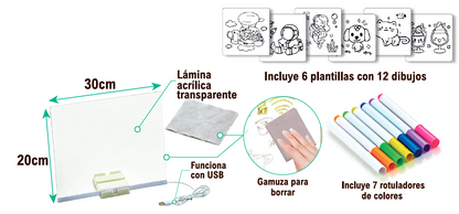 Pizarra LED LumiDoodle Plus™