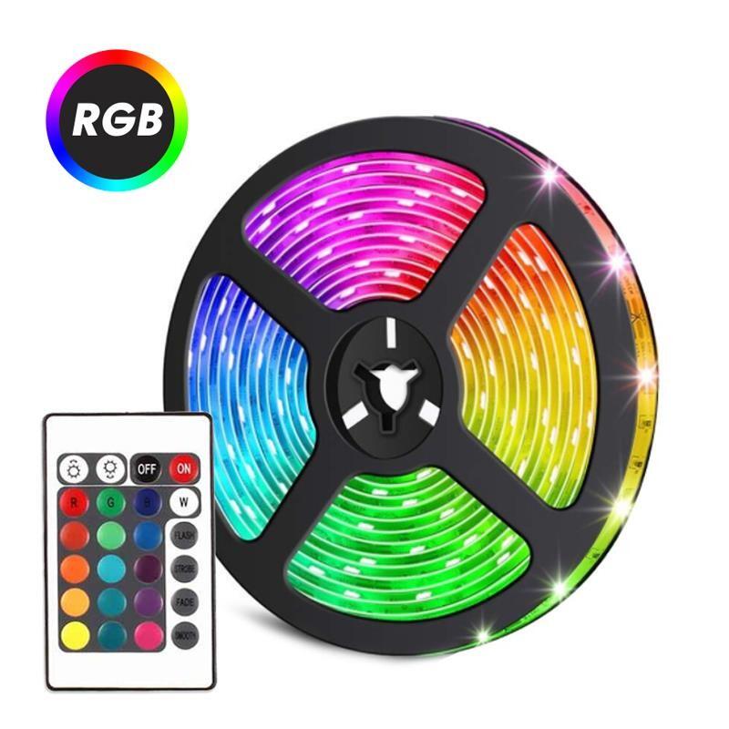AURA LED™- Tira LED RGB 5M + Mando + App móvil
