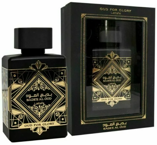 Perfume Eau de Parfum BADE'E AL OUD 100ML – LATTAFA – Intensidad oriental y lujo exótico