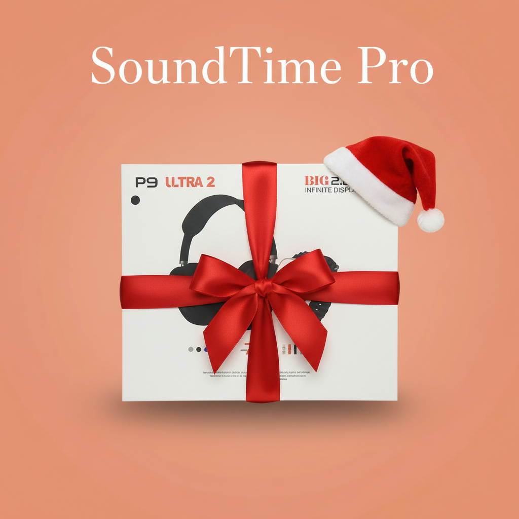 SoundTime Pro con gorrito navideño