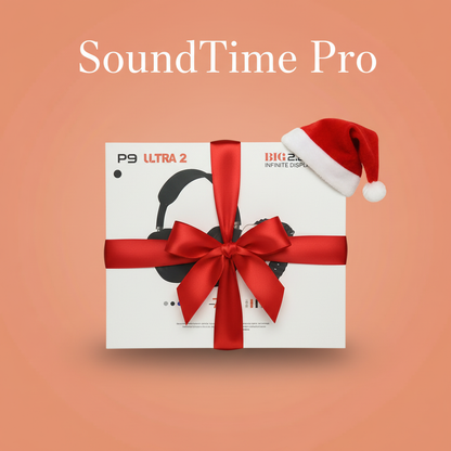 SoundTime Pro con gorrito navideño